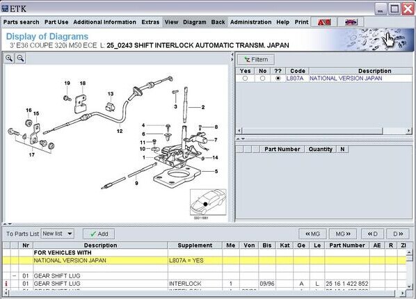 Bmw web etk password #6