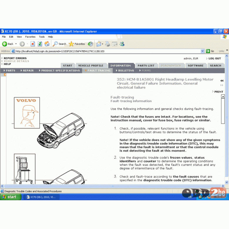 volvo vida 2014d installation instructions